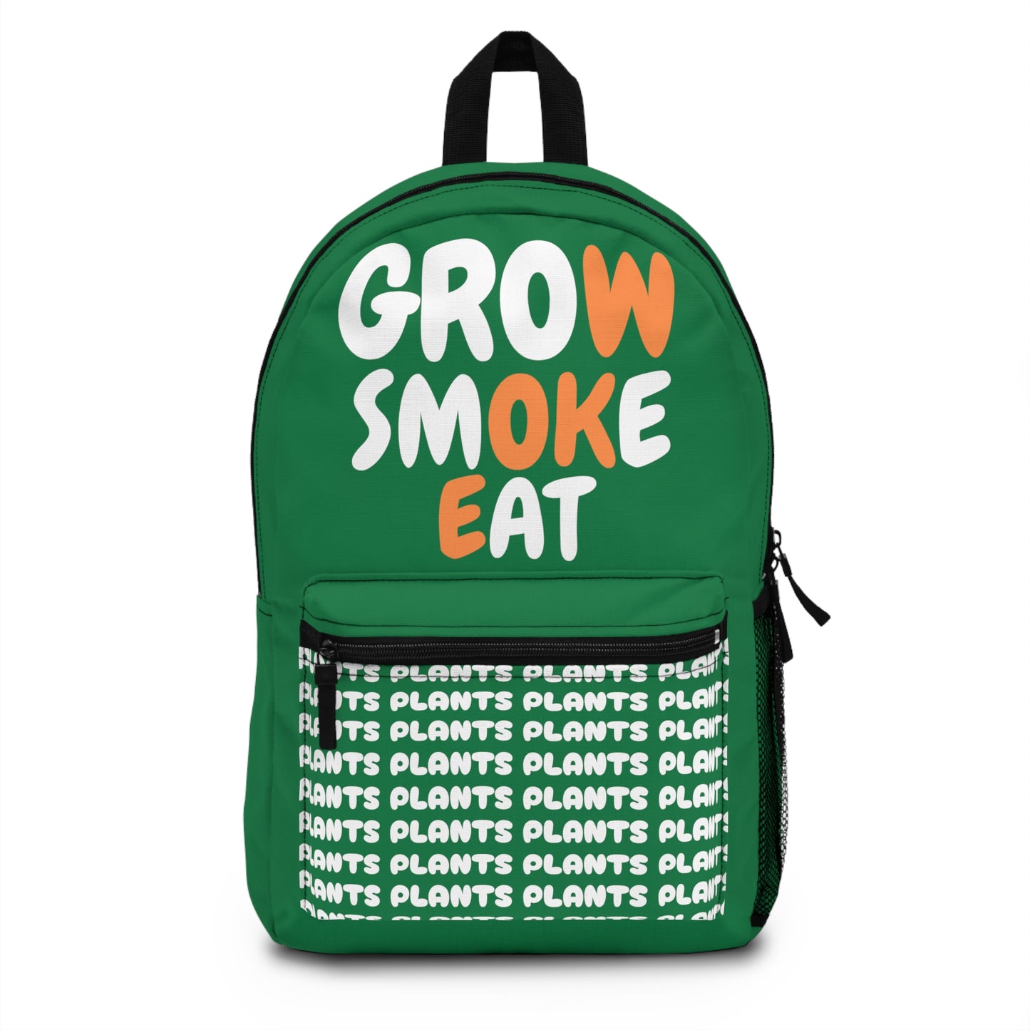 Grow Smoke Eat Backpack GREEN2