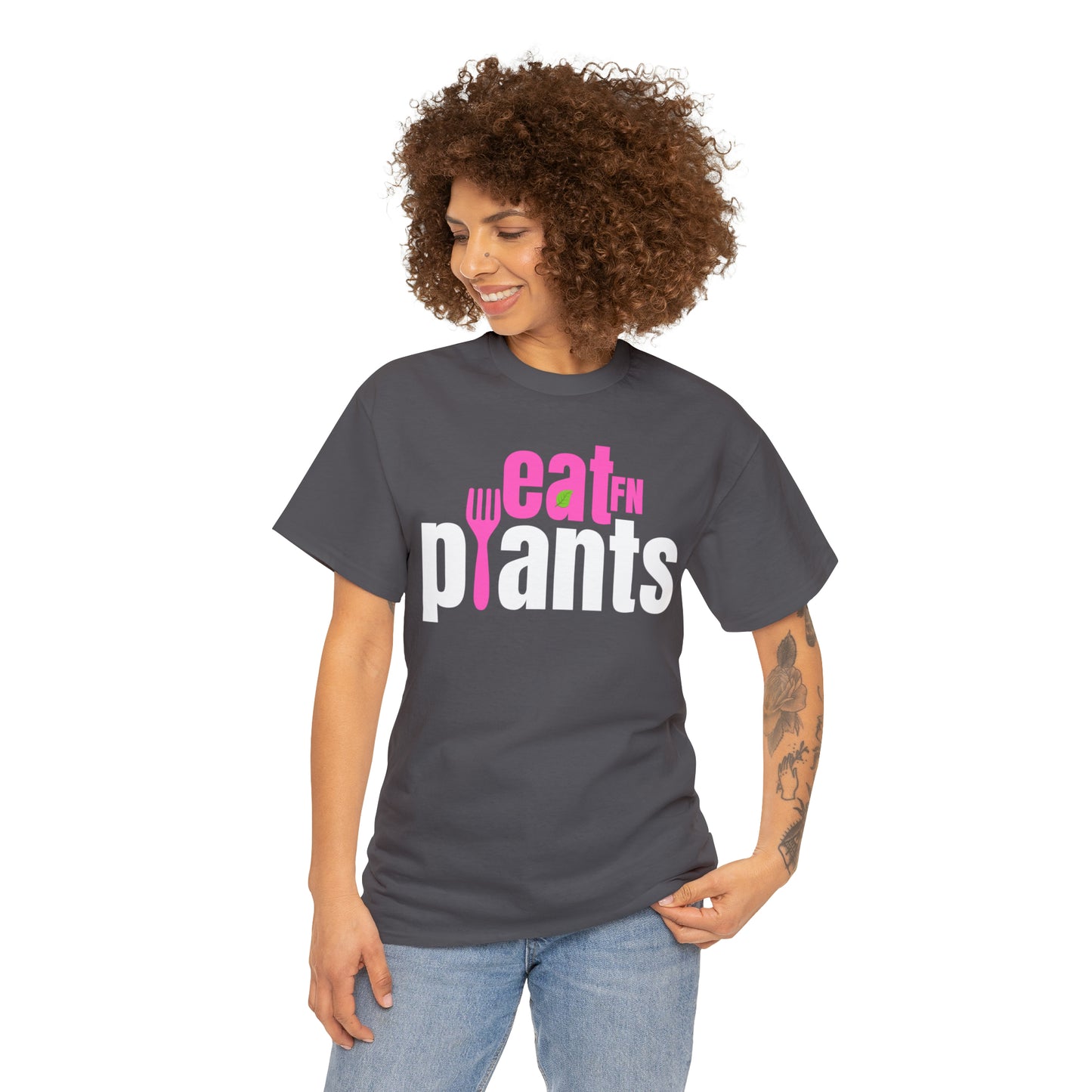 OG Eat FN Plants in PINK Tee