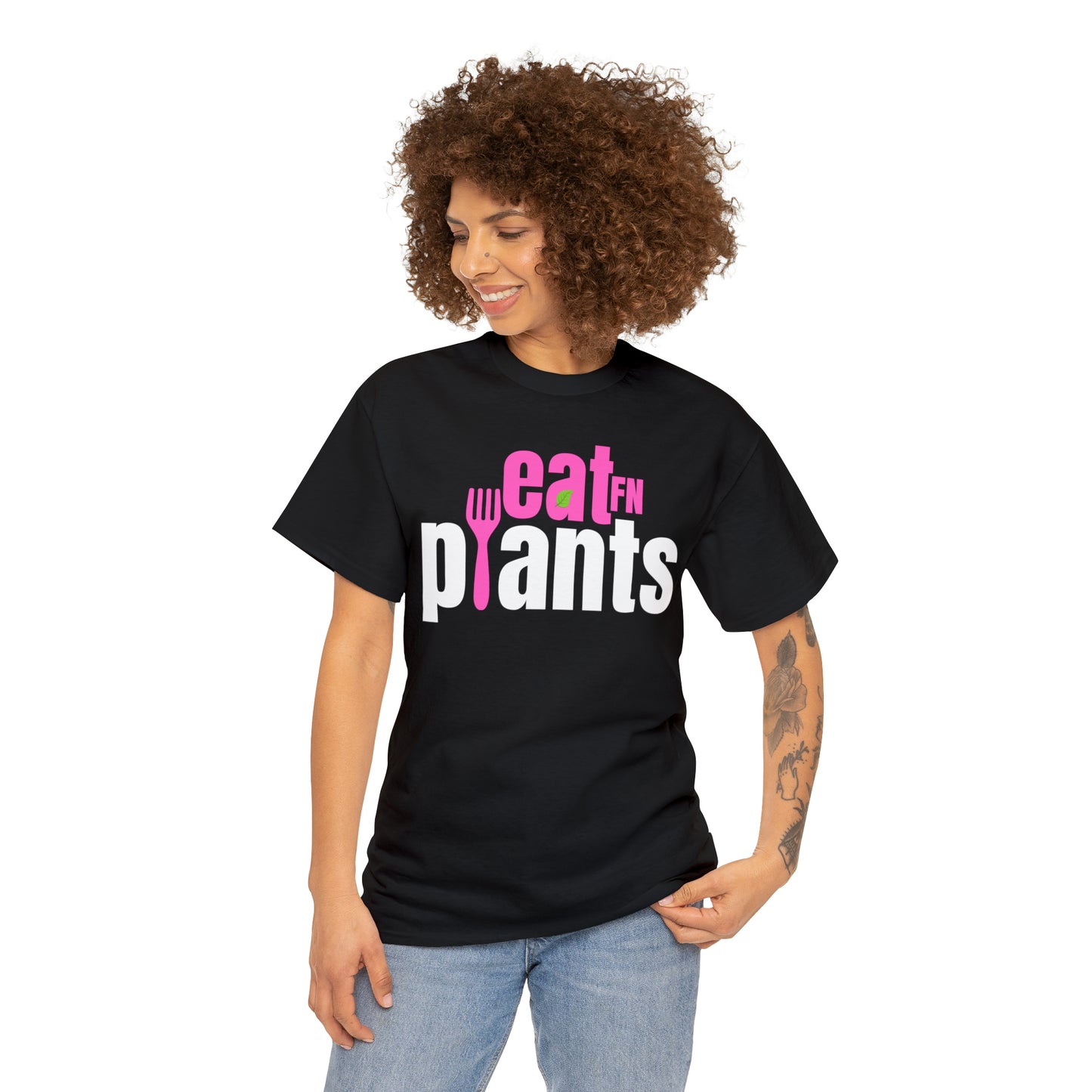 OG Eat FN Plants in PINK Tee