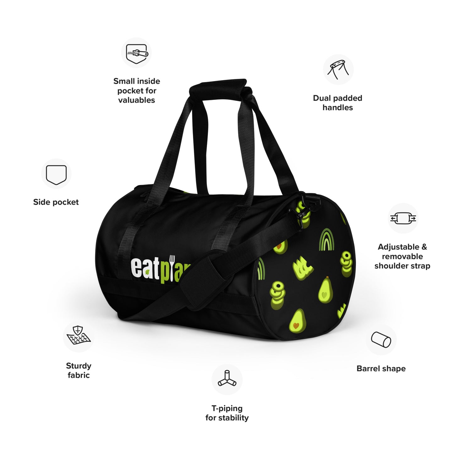 Avocado Eat FN Plants gym bag